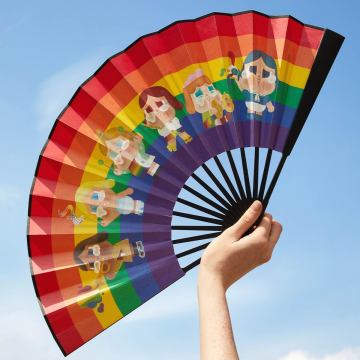 CRYBABY CHEER UP, BABY! SERIES-Folding Fan