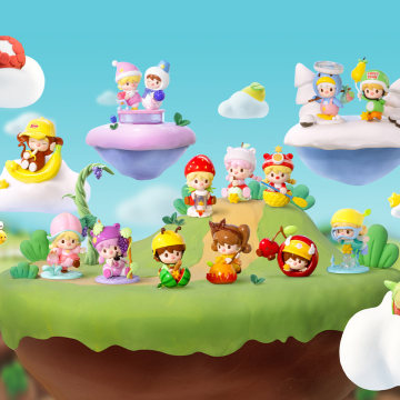 Sweet Bean Fruit World Adventure Series Figures