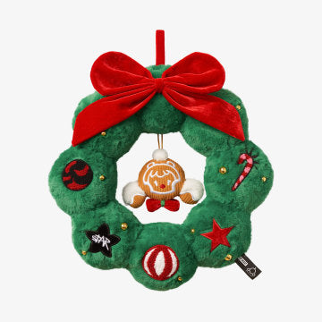 SKULLPANDA Tell Me What You Want Series Plush Wreath Pendant