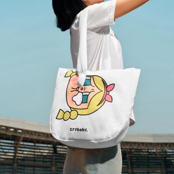 CRYBABY Sunset Concert Series-Cotton Filled Shoulder Bag