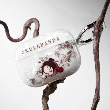 SKULLPANDA The Ink Plum Blossom Series-Earphone Bag (Airpods Pro)