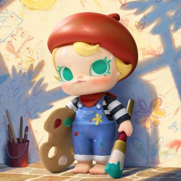 Baby Molly Future Painter Figurine