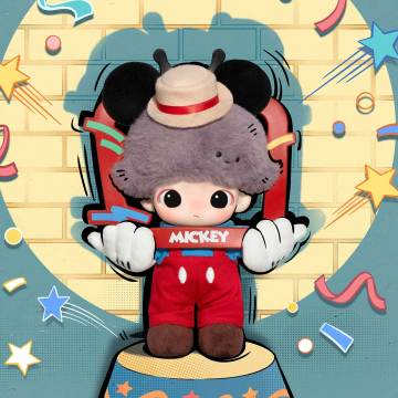 DIMOO WORLD × DISNEY Series-Vinyl Plush Keychain Blind Box