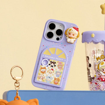 POP BEAN Pajama Party sliding hole phone case