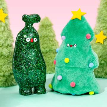 FLABJACKS Glistening Christmas Tree Figure