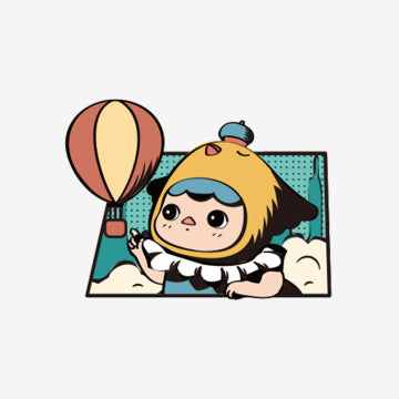 Pucky Flying Babies Badge