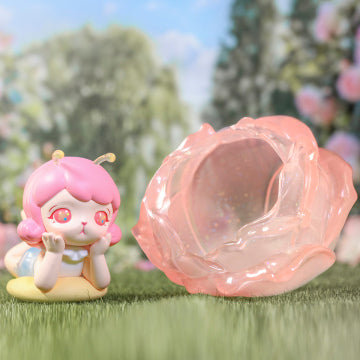 Bunny Elfin Flower Bud Figurine