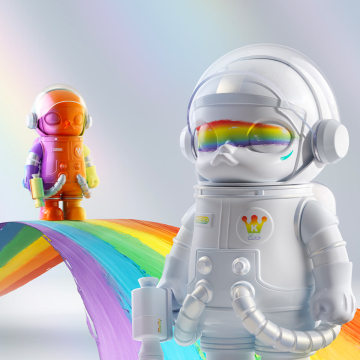 MEGA SPACE MOLLY 400% Rainbow